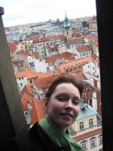 Прага с башни