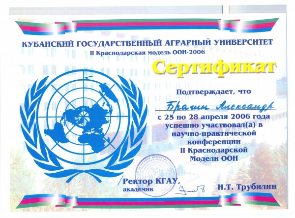 модель ООН