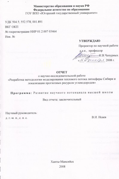 Отчет по гранту 2008 г (ТЛ)