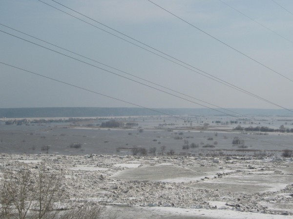 29.04.2010 р. Томь возле Лагерного сада (выезд из Томска)