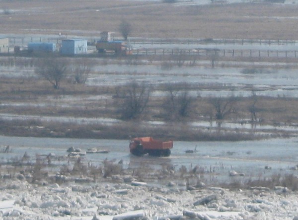 29.04.2010 р. Томь возле Лагерного сада (выезд из Томска)