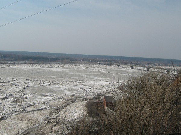 13:00 29.04.2010 р. Томь возле Лагерного сада (выезд из Томска)